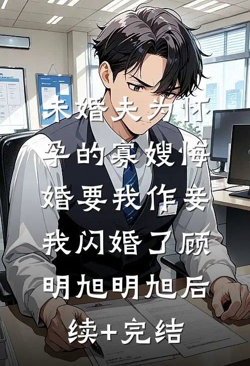 未婚夫为怀孕的寡嫂悔婚要我作妾，我闪婚了顾明旭明旭后续+完结