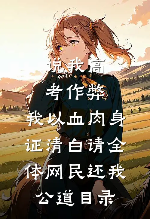 说我高考作弊，我以血肉身证清白请全体网民还我公道目录