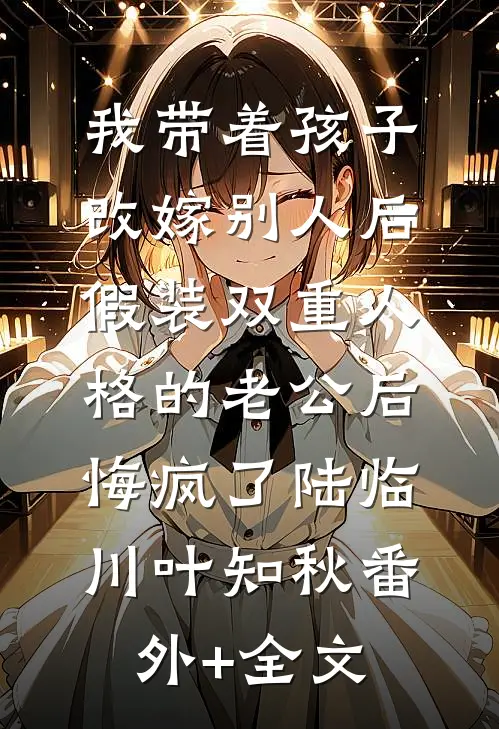 我带着孩子改嫁别人后，假装双重人格的老公后悔疯了陆临川叶知秋(番外)+(全文)