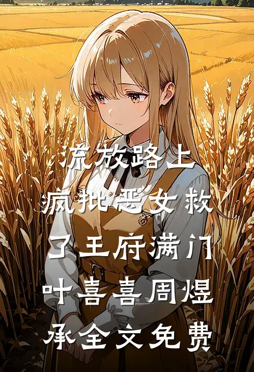 流放路上，疯批恶女救了王府满门叶喜喜周煜承全文免费