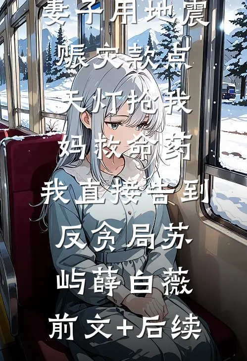 妻子用地震赈灾款点天灯抢我妈救命药，我直接告到反贪局苏屿薛白薇:前文+后续