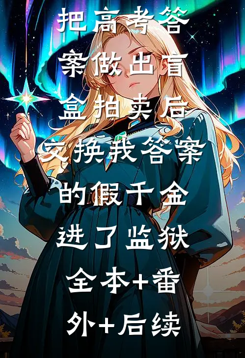 把高考答案做出盲盒拍卖后，交换我答案的假千金进了监狱全本+番外+后续