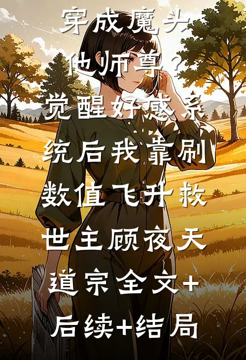 穿成魔头他师尊？觉醒好感系统后，我靠刷数值飞升救世主顾夜天道宗全文+后续+结局