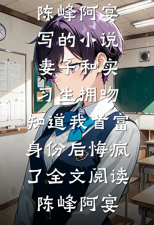 陈峰阿宴写的小说妻子和实习生拥吻,知道我首富身份后悔疯了全文阅读