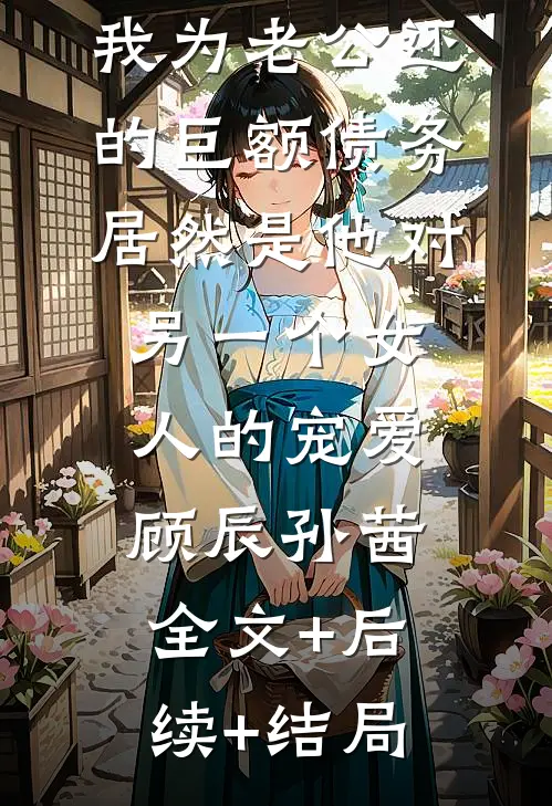 我为老公还的巨额债务，居然是他对另一个女人的宠爱顾辰孙茜全文+后续+结局