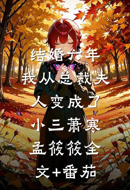 结婚六年，我从总裁夫人变成了小三萧寒孟筱筱全文+番茄