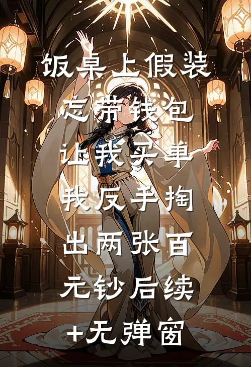 饭桌上假装忘带钱包，让我买单，我反手掏出两张百元钞后续+无弹窗