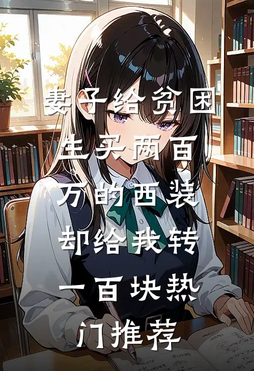 妻子给贫困生买两百万的西装，却给我转一百块热门推荐
